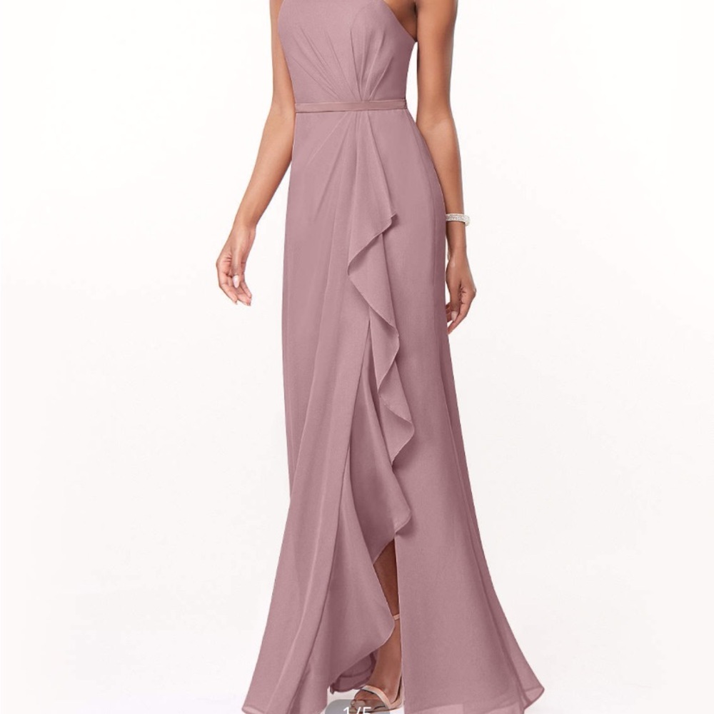 Elegant Dusty Rose Gown
